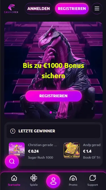 Registrier im Casino mit Neosurf