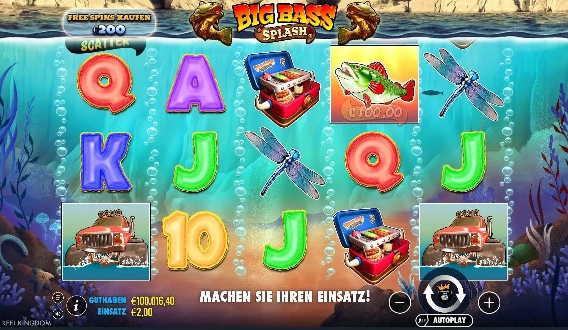 Big Bass Splash Online Slot Big Bass Splash Spielautomat