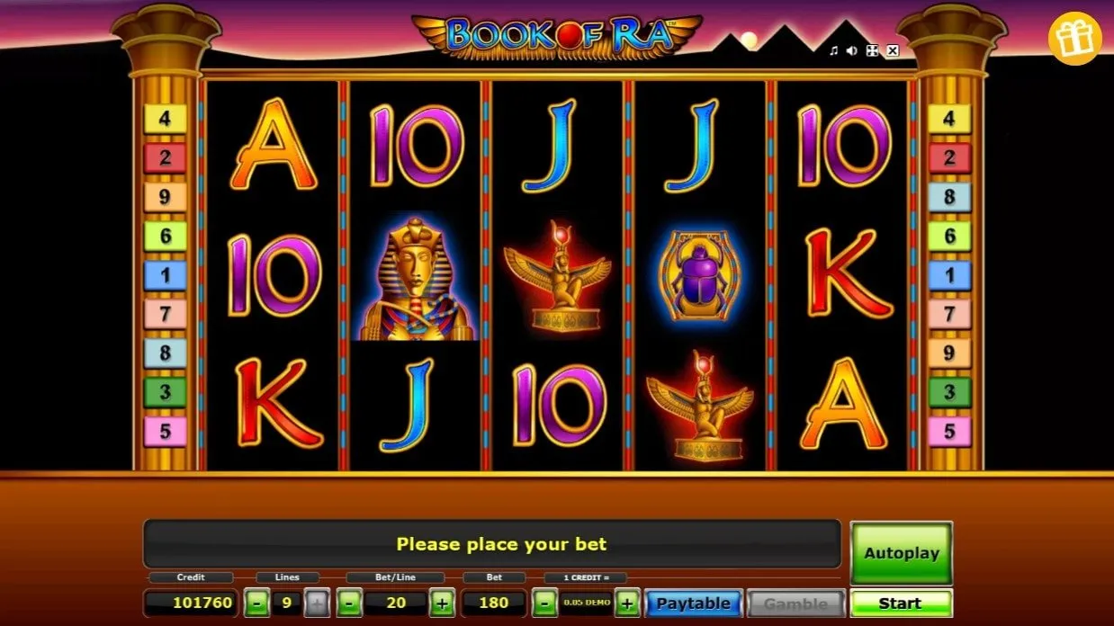 Book of Ra Online Slot Book of Ra Spielautomat