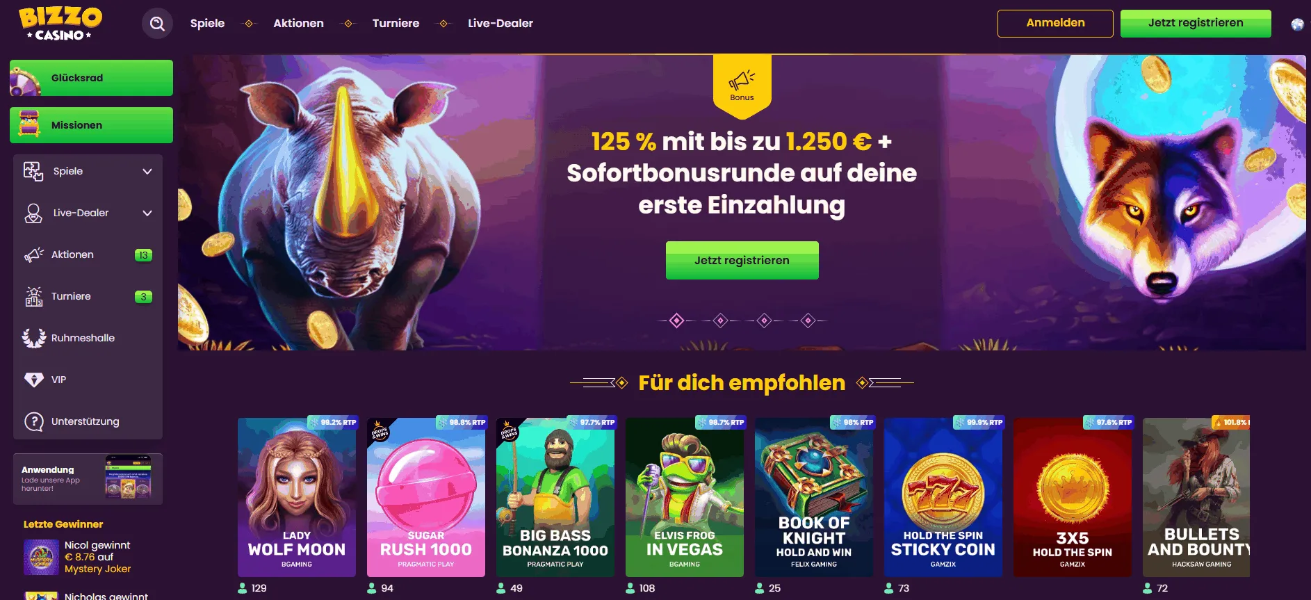 Bizzo Online Casino