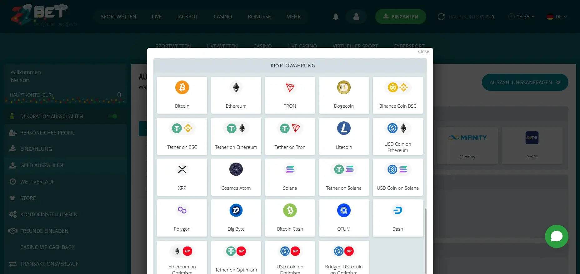 22Bet Kasse mit Karten, E-Wallets und Krypto für 1 € Einzahlungen Kleine Einzahlungen ab 1 € bei 22Bet