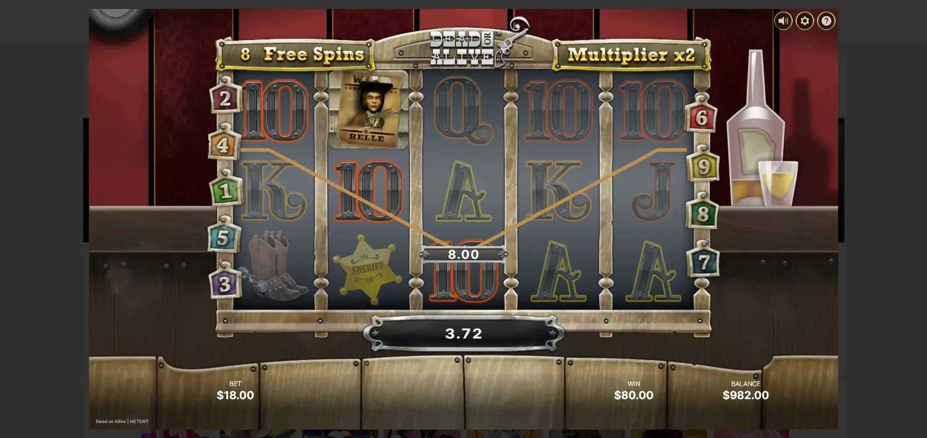 Freispiele und Multiplikator