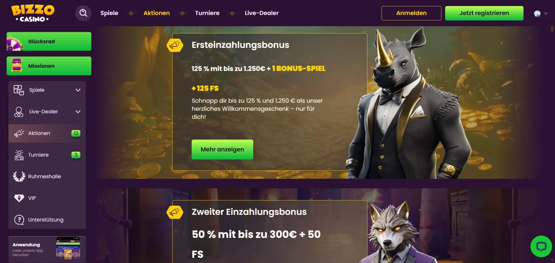 Ersteinzahlungsbonus im Bizzo Casino mit 150 Freispielen und zusätzlichen Vorteilen Bizzo Casino 150 Freispiele Bonus