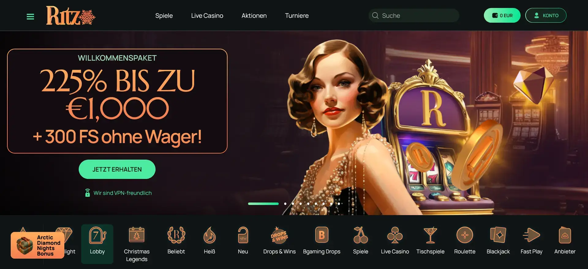Ritzo Online Casino ohne Verifizierung