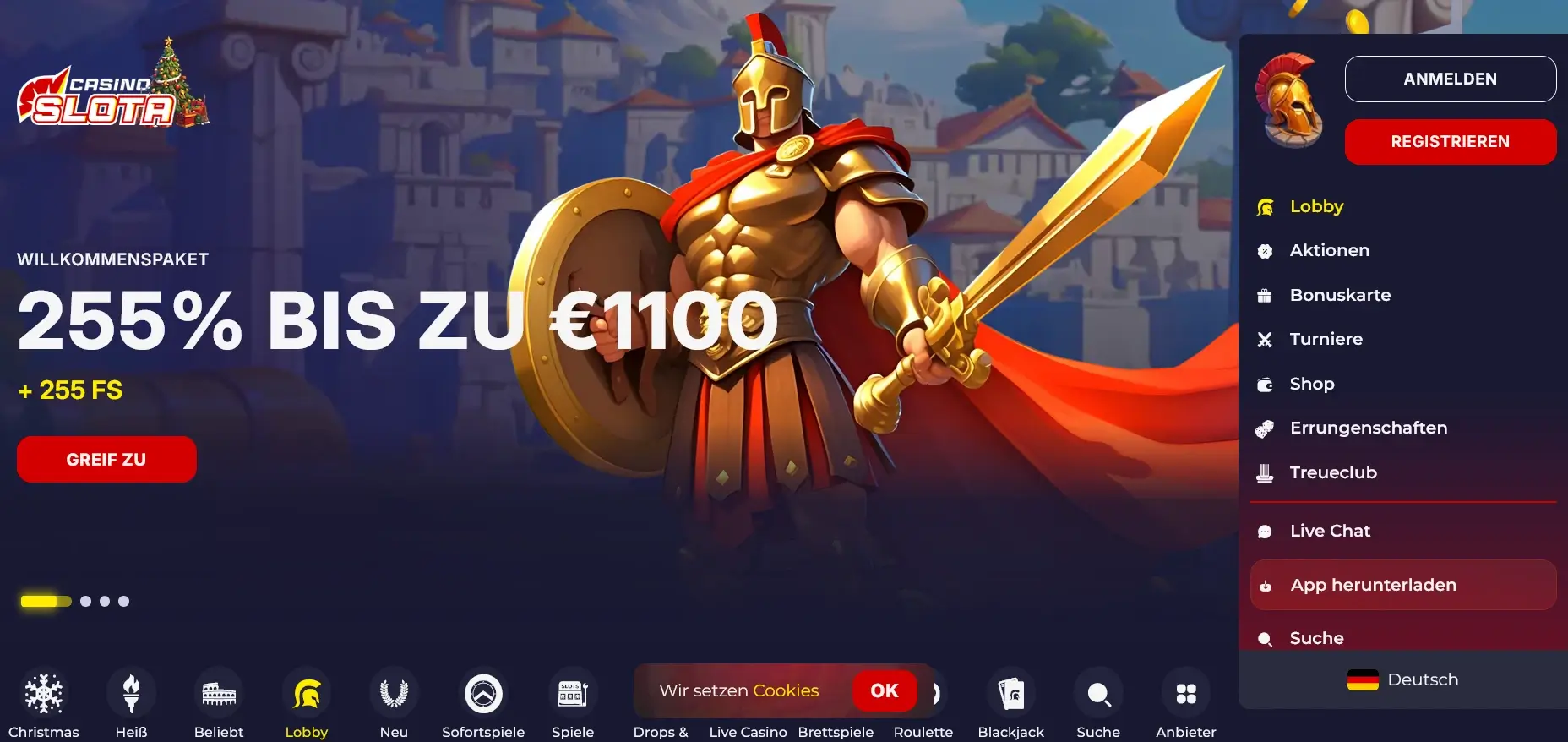 Empfohlenes Slota Casino Angebot für Österreich Slota Online Casino