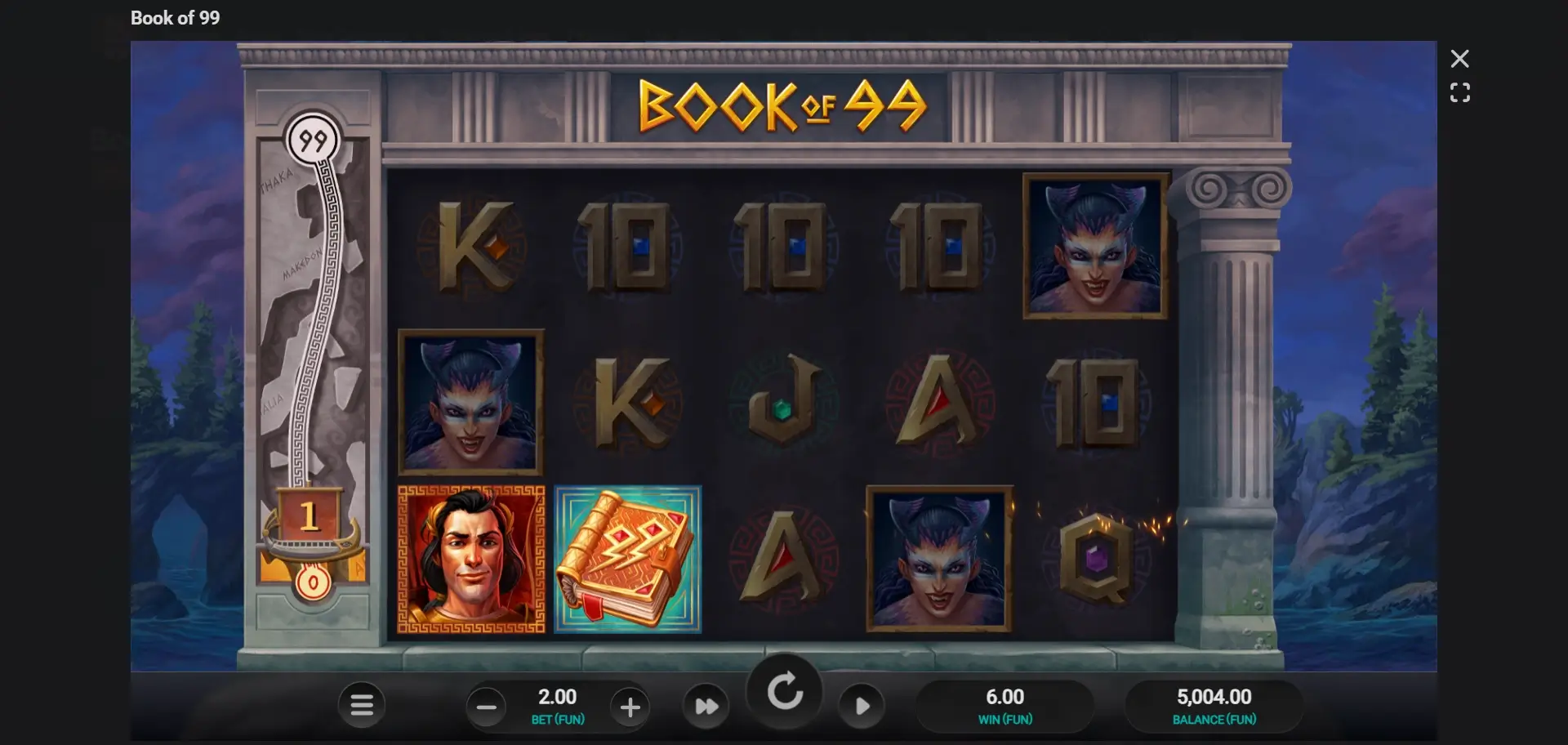 Book of 99 von Relax Gaming als moderner High-Volatility Slot und starke Wahl bei Slots mit hohen Auszahlungen Book of 99 Slots mit hohen Auszahlungen