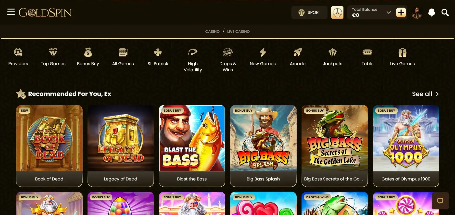 Große Auswahl an Goldspin Spiele mit beliebten Slots wie Book of Dead Goldspin Spiele Übersicht Slots