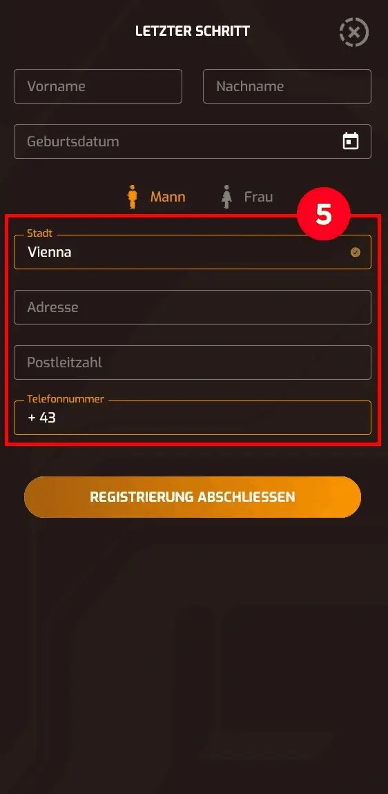 Jetzt registrieren bei Hugo Casino