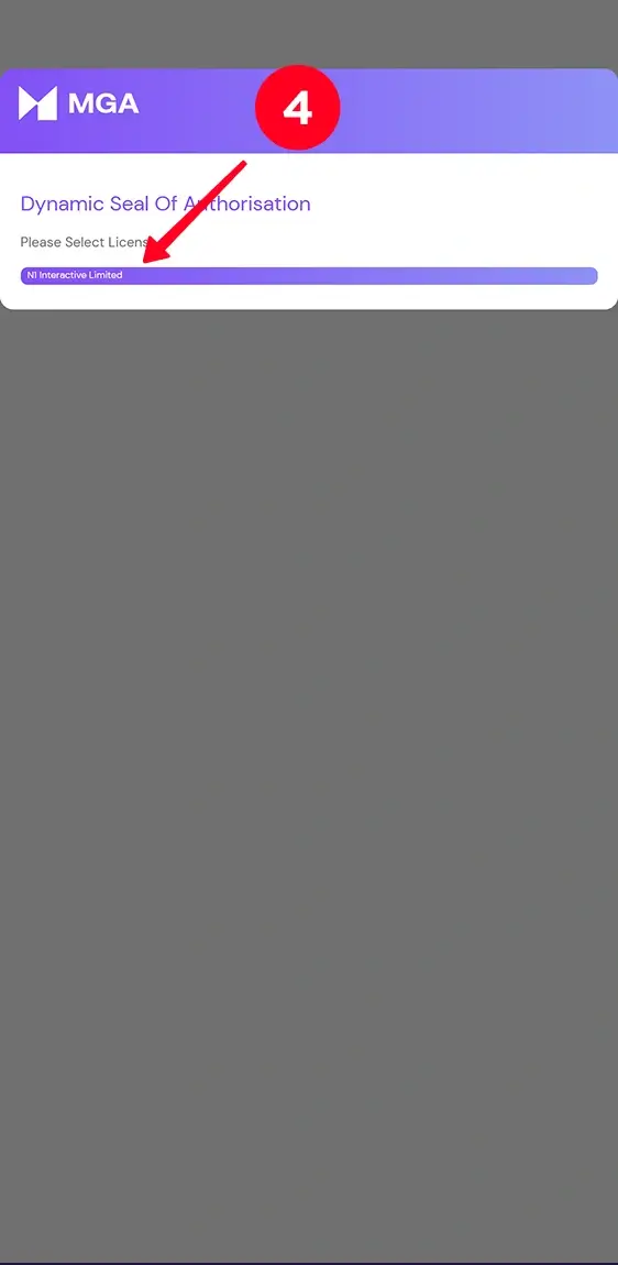 Anbieter mit MGA-Lizenz auswählen