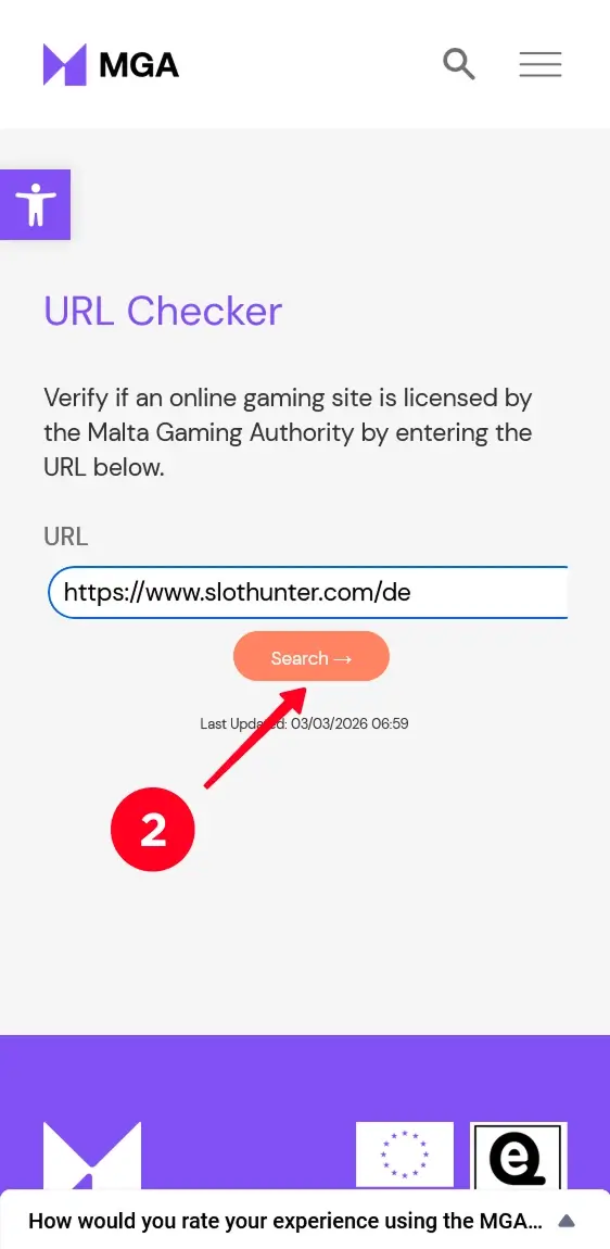 MGA-Lizenz Suche auslösen