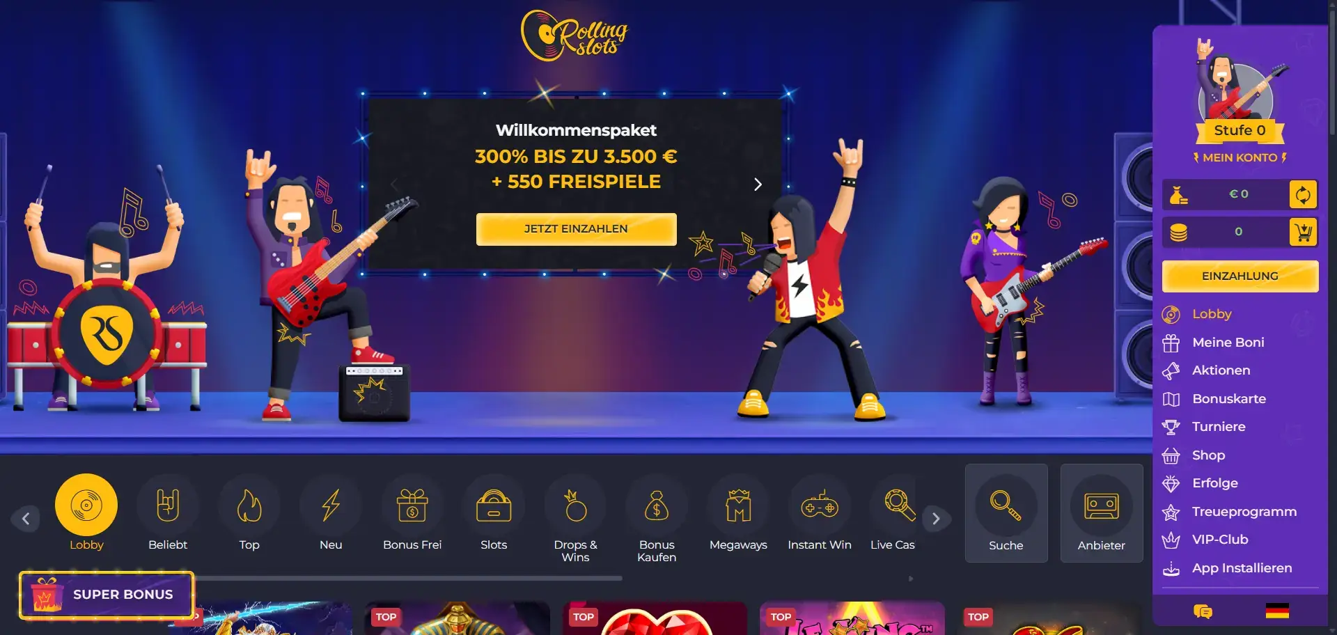 Rolling Slots Android Casinos Bonus