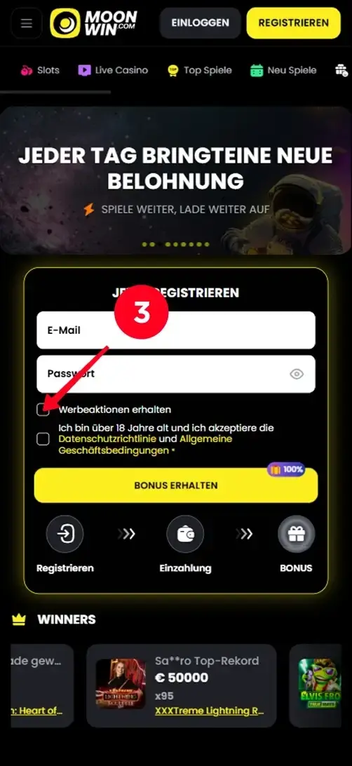 MoonWin Casino Newsletter