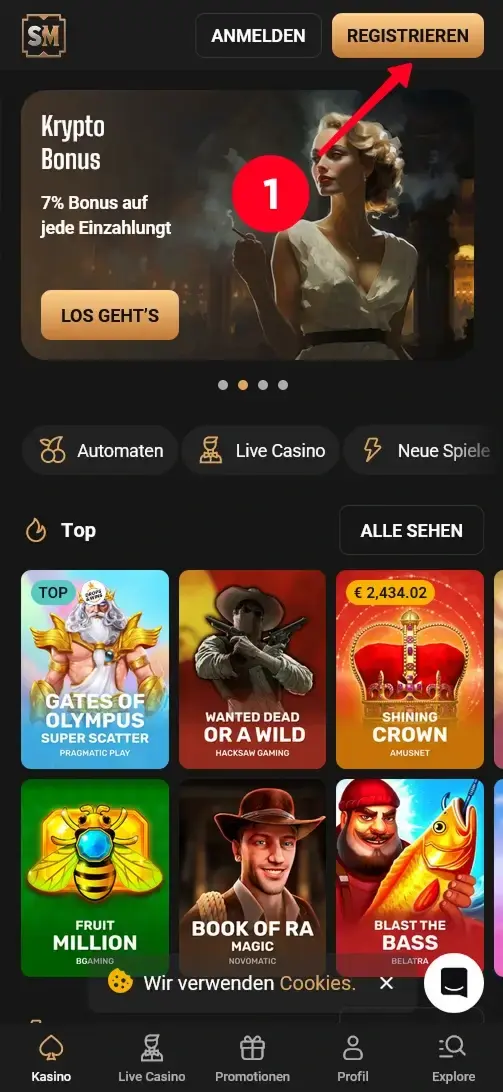 Slot Mafia Casino Registrierung Start