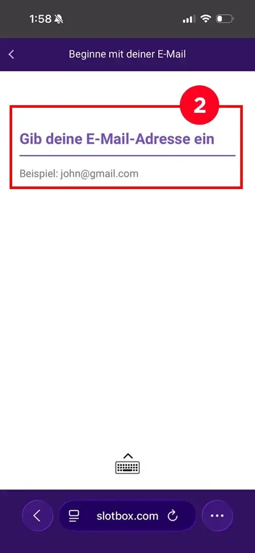 Slotbox Casino Registrierung Email