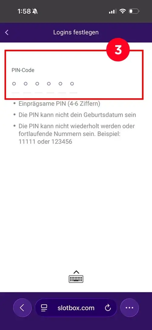 Slotbox Casino Registrierung PIN
