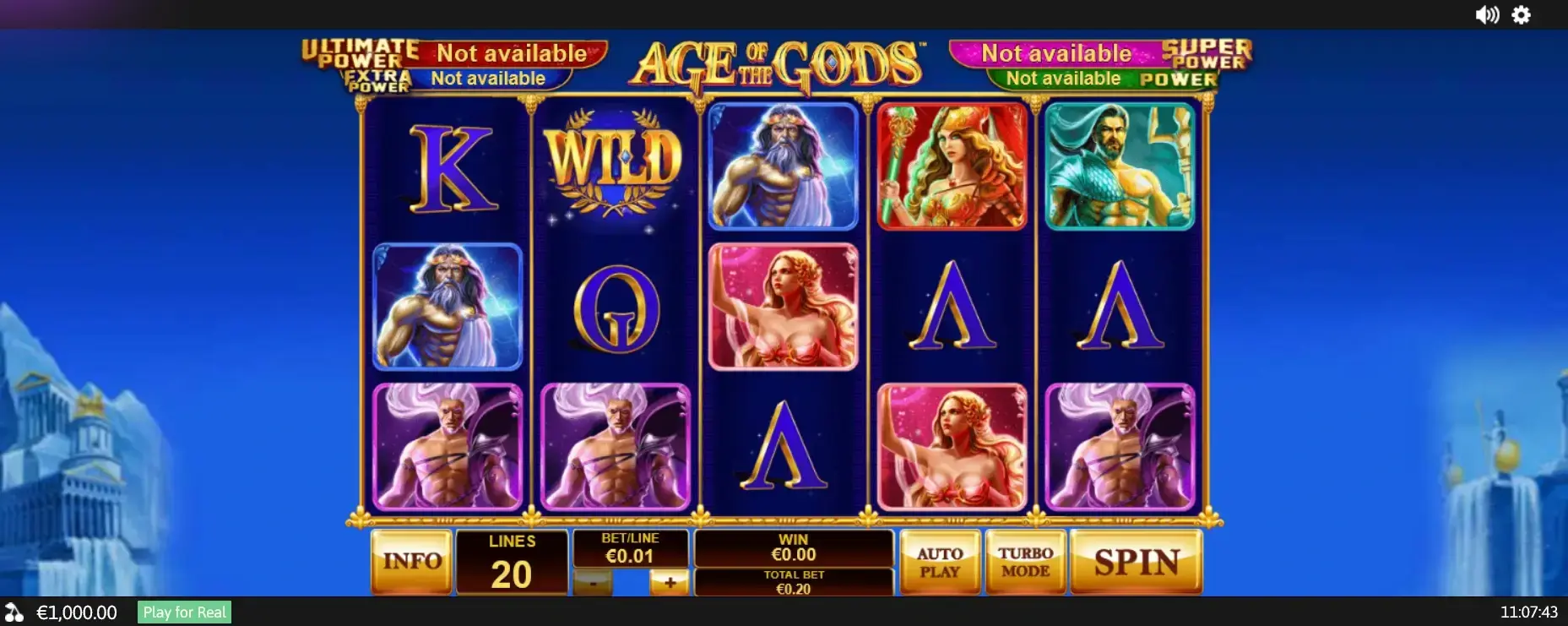 Playtech Slot Age of the Gods mit griechischen Göttern und vier progressiven Jackpots Age of the Gods Playtech Slot