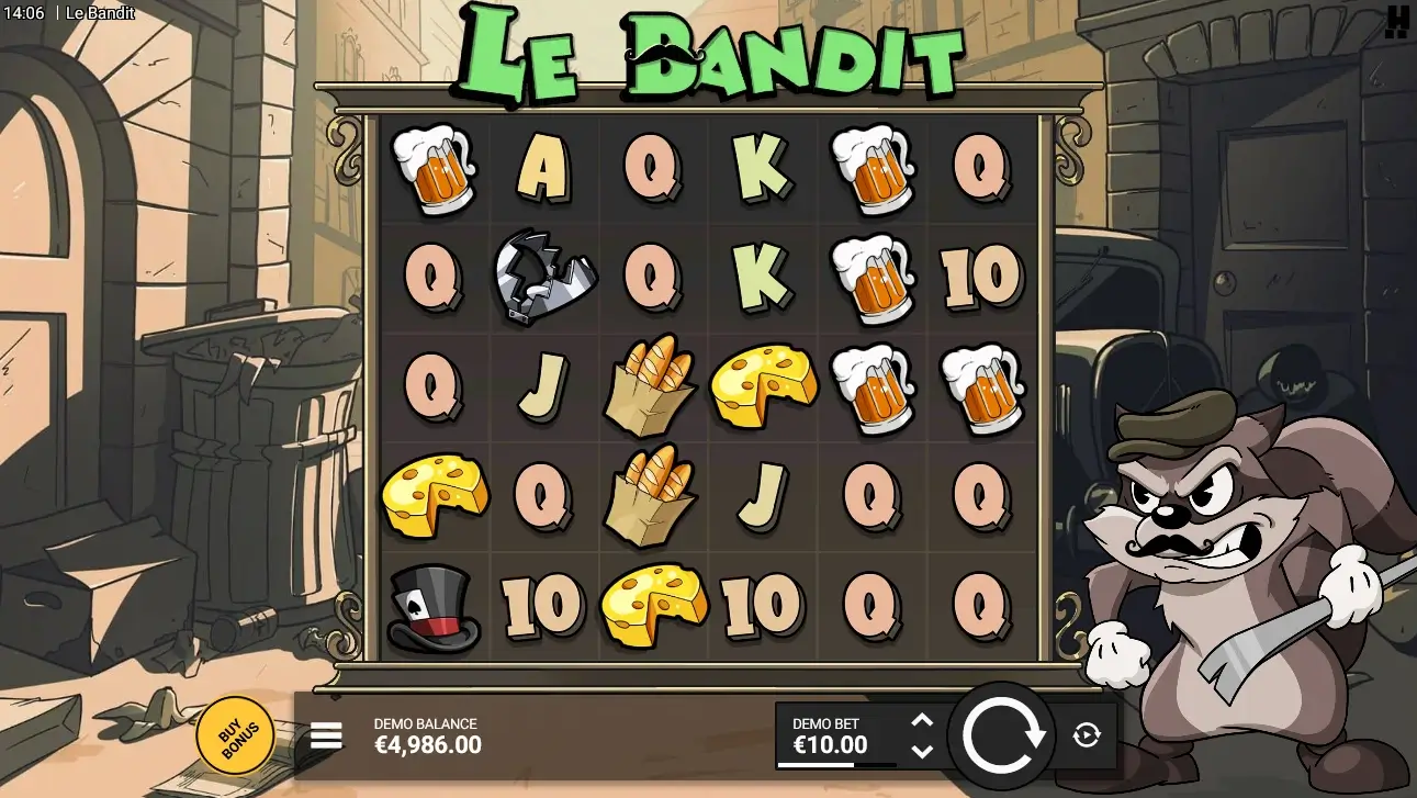 50 Freispiele ohne Einzahlung für Le Bandit sofort erhältlich